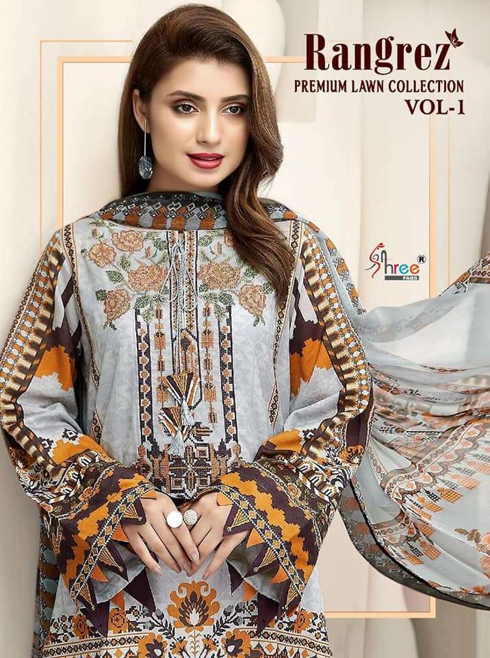 Rangrez Premium Lawn Collection Vol-01